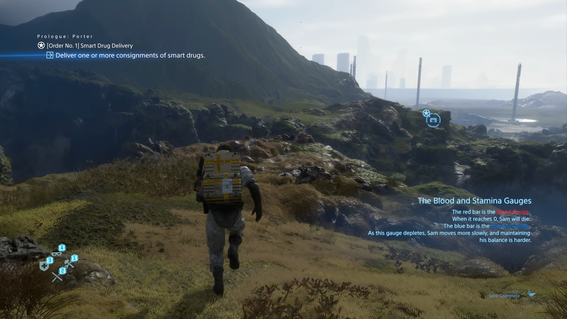 Recorded gameplay session with a tester annotation